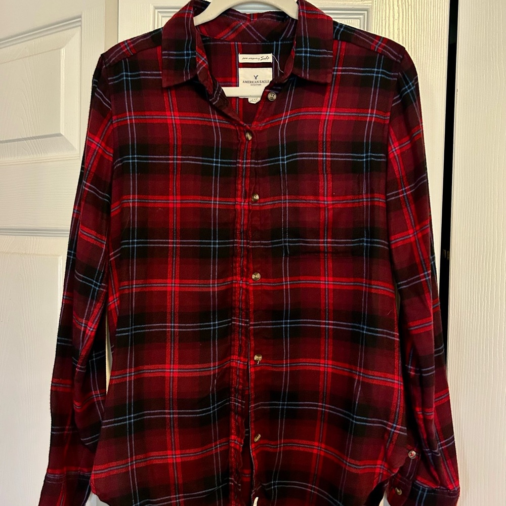 Red Plaid Women’s Shirt